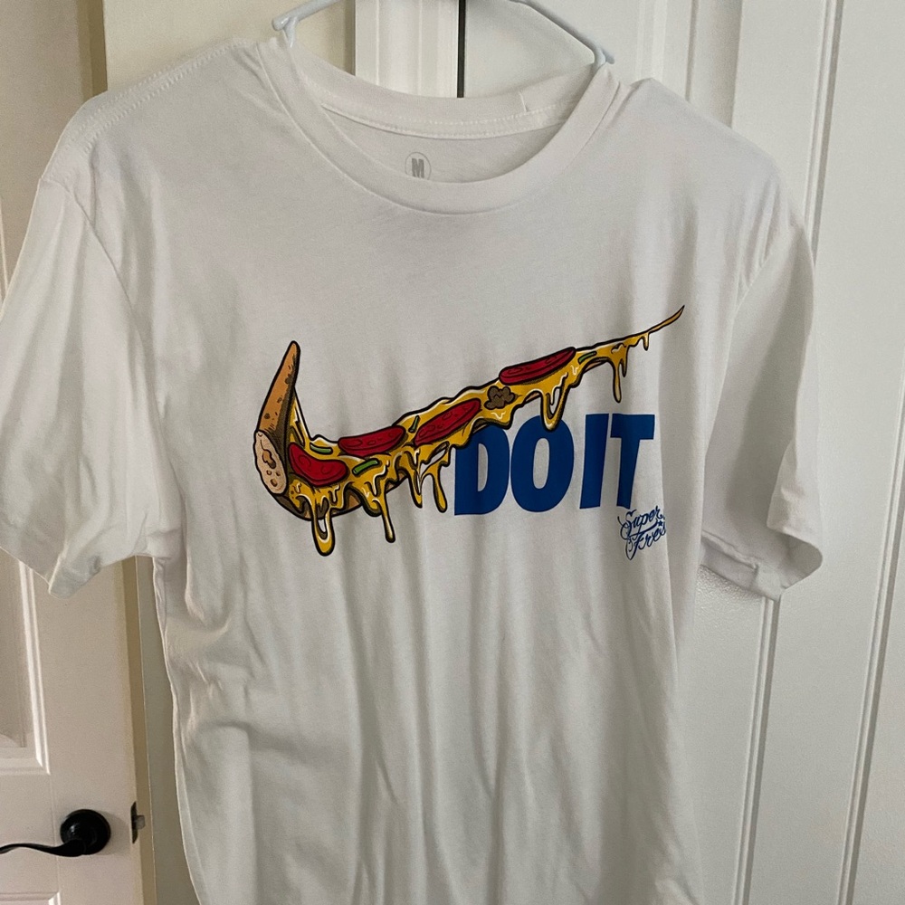 Super fresh clothes gym fitness shirt - must do it - new - medium